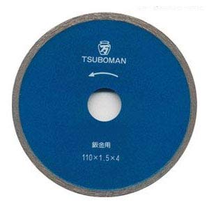 ツボ万 ダイヤモンドカッター鈑金カッターB 外径80×厚1.5×チップ幅4 取寄せ品 B-80×20