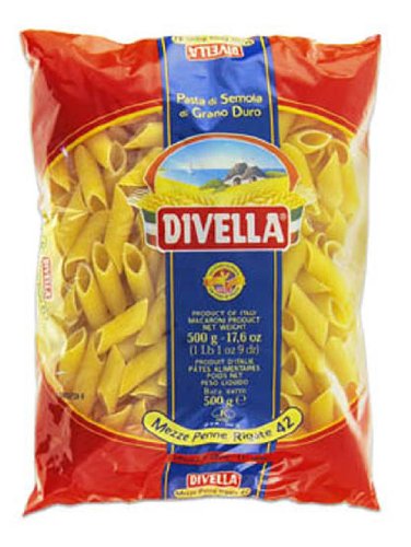 ディヴェッラ メッツェペンネリガーテ 500g×24袋の通販は