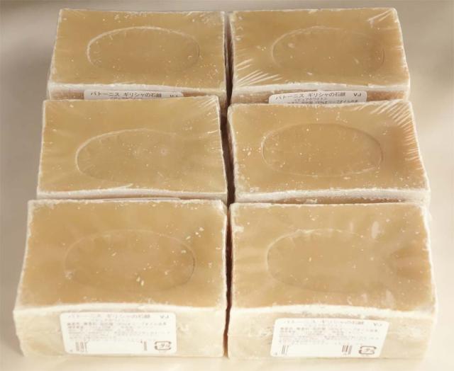 パトーニス・ギリシャの石鹸 ピュアホワイト6ヶセット洗顔料