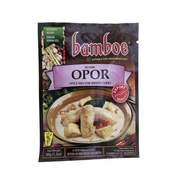 Bamboe bumbu opor（インドネシアホワイトカレー） - 1.2oz [6パック]