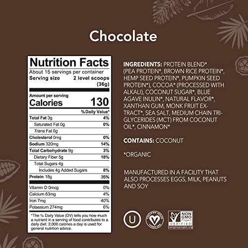 Aloha - Alohaの有機性植物は蛋白質チョコレートを基づかせていた - 1ポンド。_1