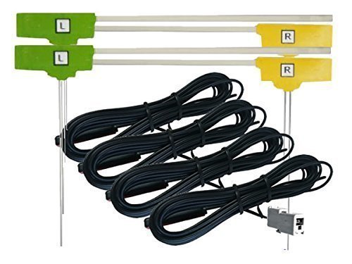 NX609 対応 地デジ/フルセグ フィルム アンテナ GT13 タイプ 4ch セット 【アゼスト/クラリオン】
