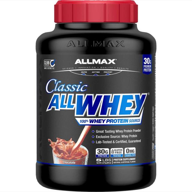 AllMax Nutrition - AllWhey クラシック Pure ホエー蛋白質ブレンド チョコレート - 1ポンド。 9,180円