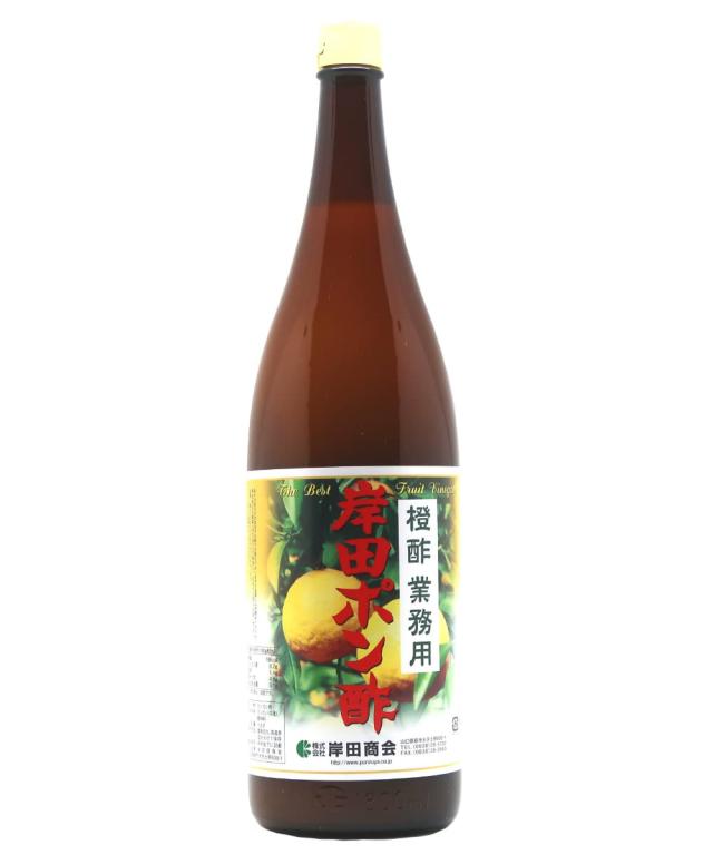 岸田ポン酢 橙酢（だいだいす） 業務用 1.8L