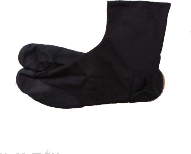 【2足組】きねや無敵地下足袋 青縞7枚 藍染 総二重縫 手縫い底 7枚こはぜ きねや足袋 (28.0cm)