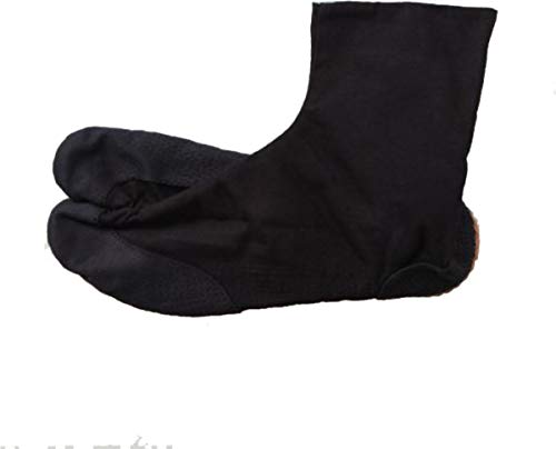 【2足組】きねや無敵地下足袋 青縞7枚 藍染 総二重縫 手縫い底 7枚こはぜ きねや足袋 (28.0cm)