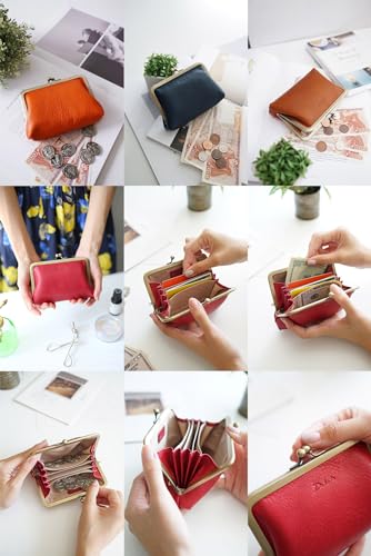 ダコタ] がま口財布 本革 レディース キャメル DA-35883-45の通販はau