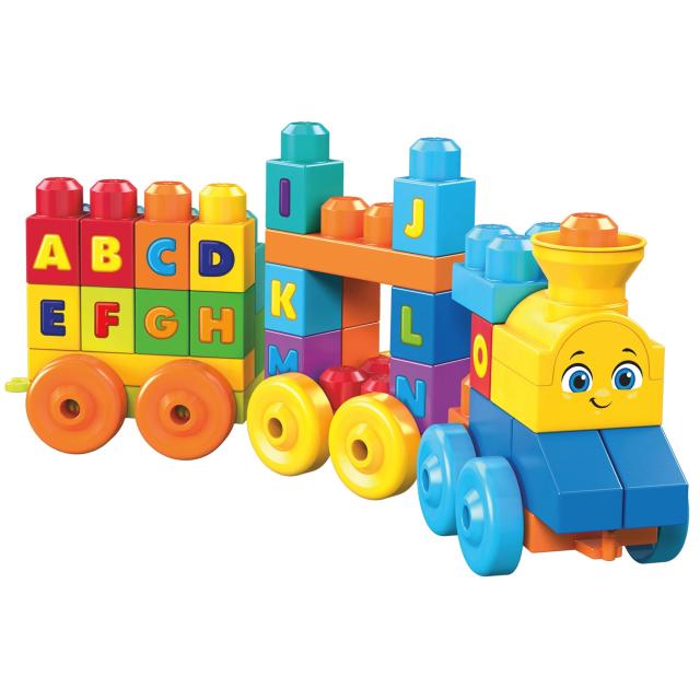 メガブロック(MEGA BLOKS) 1才からのメガブロック ABC ミュージカルトレイン 【1歳~】【50ピース】 FWK22