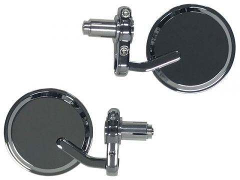 タカツ ラウンドタイプ バーエンドミラー メッキセット 汎用 8,047円