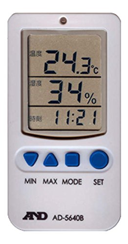 Ａ＆Ｄ デジタル温湿度計 ＡＤ−５６４０Ｂの通販は 5,332円