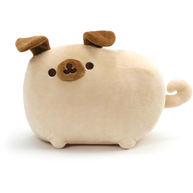 GUND Pusheen Pugsheen ぬいぐるみ 犬 ポーズ可能な耳付き タン 9.5インチ