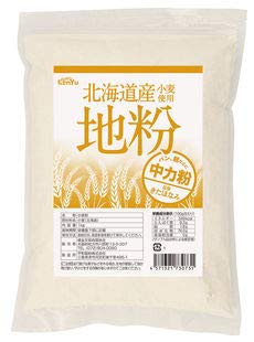 北海道産小麦使用 地粉(中力粉)　1kg※15個セット