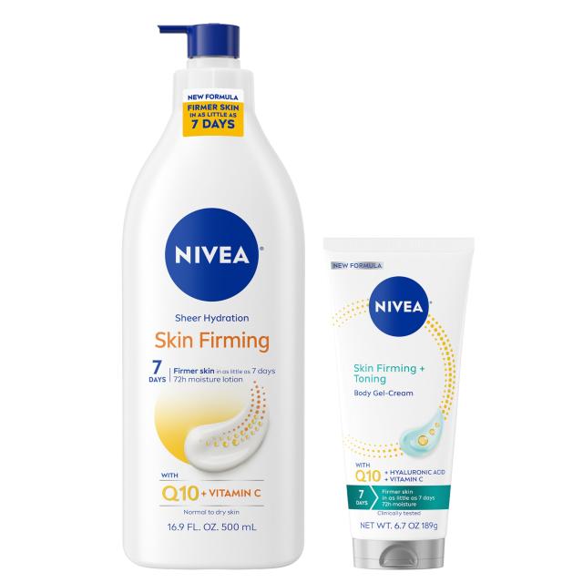ボディローション・ミルク Nivea Skin Firming Variety Pack - Includes Skin Firming Lotion 16.9 Ounce L