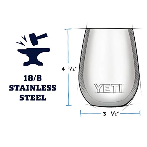 (イエティ) YETI ランブラー 10オンス ワインタンブラー、真空保温、ステンレススチール_1