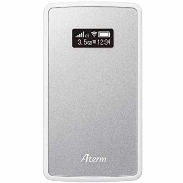 NECプラットフォームズ Aterm Wi-Fi モバイルルーター tri band MP02LN SW メタリックシルバー PA-MP02LN-SWの通販は