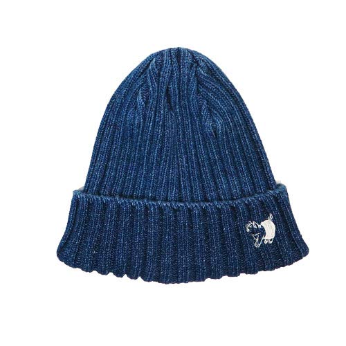 (ステュディオ・ダ・ルチザン)STUDIO DARTISAN インディゴ コットン ニットキャップ SD7481 F ライトインディゴ