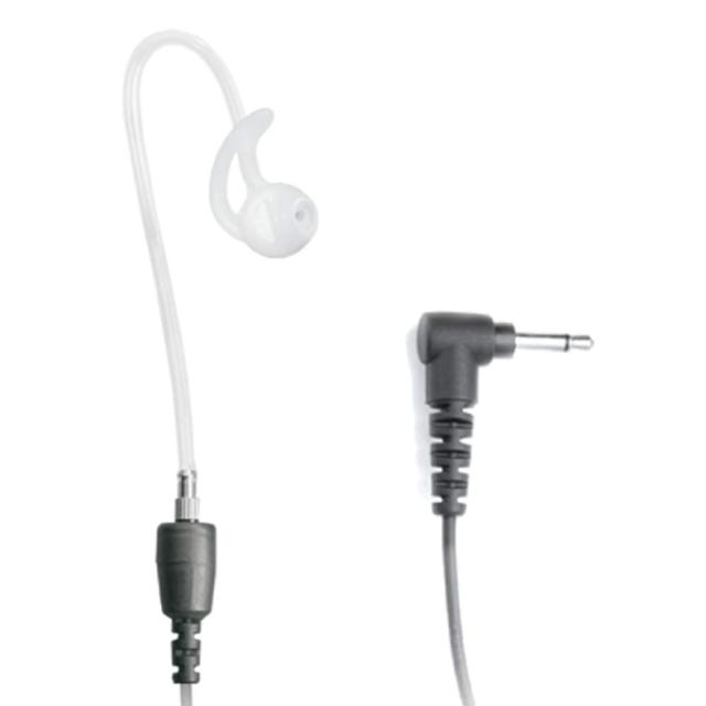 ラジオイヤホン Fox ST Listen ショートチューブ イヤホン接続 3.5mm 直角 スピーカーマイクへの直接受信のみ