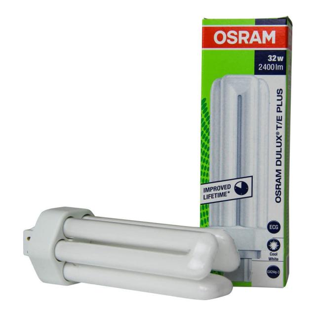 OSRAM コンパクト形蛍光ランプ(蛍光灯) DULUX T/E PLUS 長寿命形 32形 白色 【10個入り】 DULUX T/E PLUS 32 9,605円