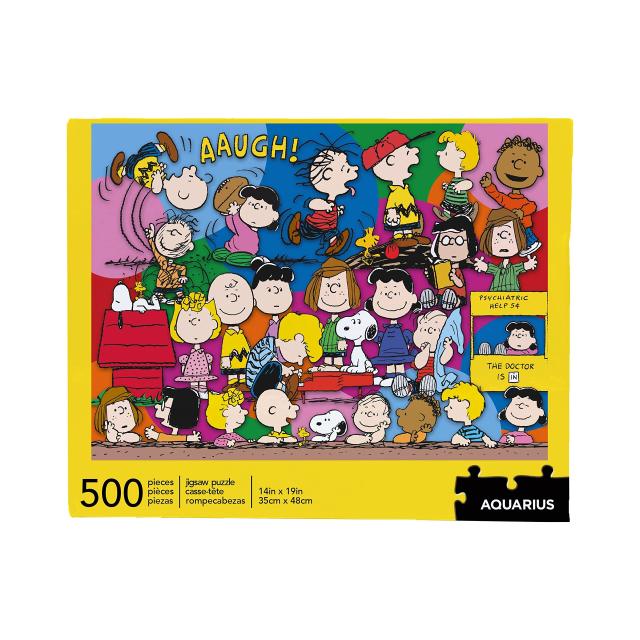Peanuts (落花生) Cast (人となり) 500 Piece Jigsaw Puzzle (500 平和条約 謎合わせ) [並行