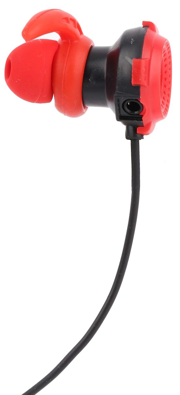 Lvlup Lu701-red ゲーミングイヤホン 取り外し可能なマイク付き (レッド)