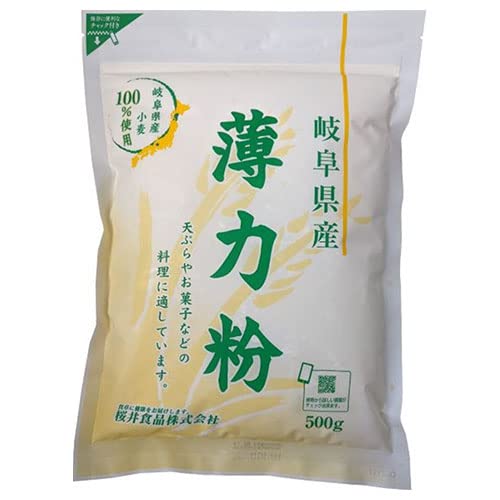 桜井食品 岐阜県産 薄力粉 500g×12袋入×(2ケース)の通販は 10,365円