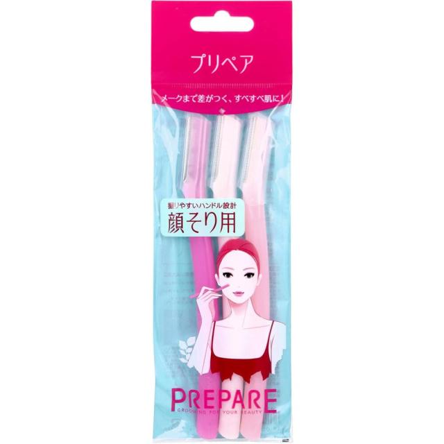 【美浜卸売-ORS4A01】プリペア 顔そり用 L 3本入×10個セットの通販は