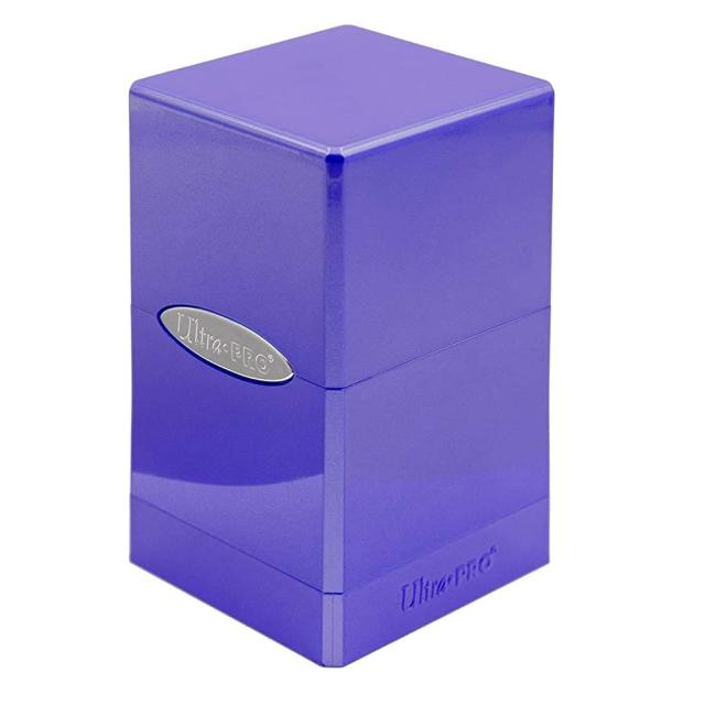 Satin Tower Deck Box - Amethyst
