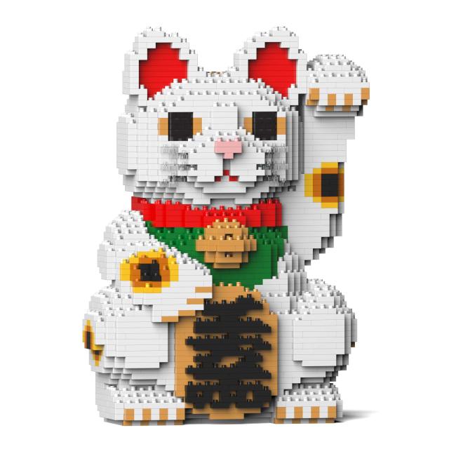 JEKCA ジェッカブロック 招き猫 白 01S-M01 Sculptor