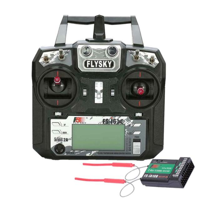 GoolRC Flysky FS-i6X 2.4GHz 10CH AFHDS 2A RCトランスミッターコントローラー FS-iA10Bレシーバー付き