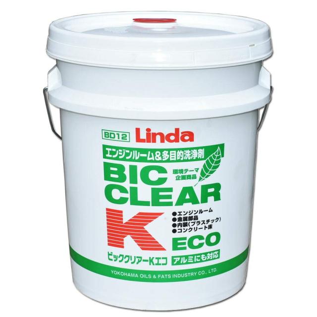 Linda 横浜油脂工業 多目的洗浄剤 ビッククリアーK・ECO 20kg入 BD12 11,759円