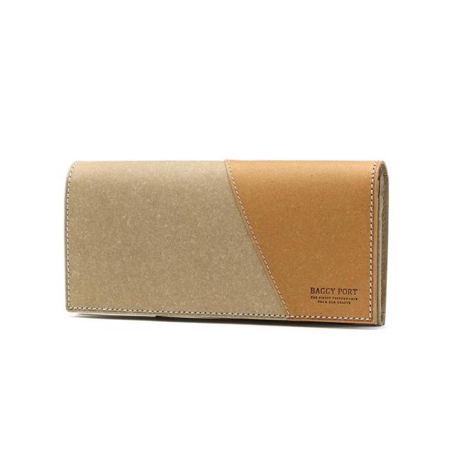 [バギーポート] Recycle Leather リサイクルレザー 長財布 ZKM-601 ベージュ
