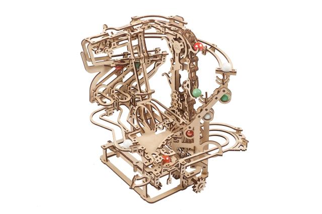Ugears マーブルランチェーンホイスト70156 木製謎合わせ 仕立て上げる ひな型 くっ付ける剤物の具不必要 成年者 お子さん
