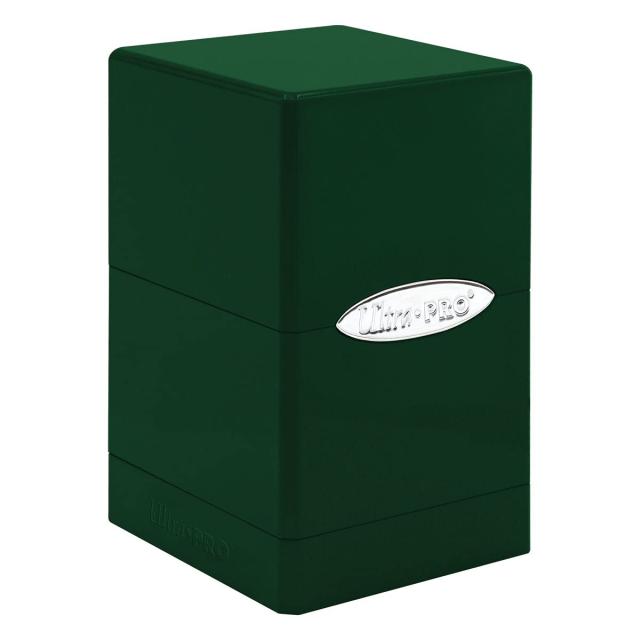 Satin Tower Deck Box - Emerald