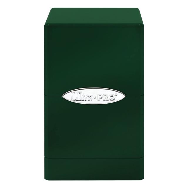 Satin Tower Deck Box - Emerald