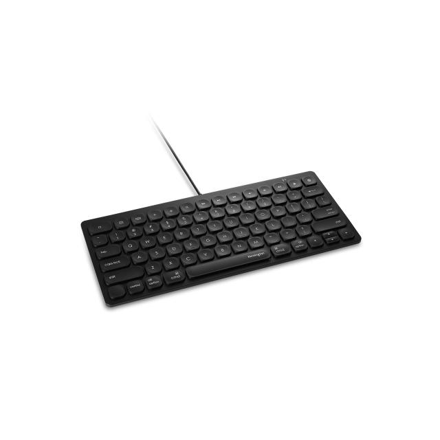 Kensington コンパクトiPadキーボード Lightningコネクタ付き (K75505US)、ブラック