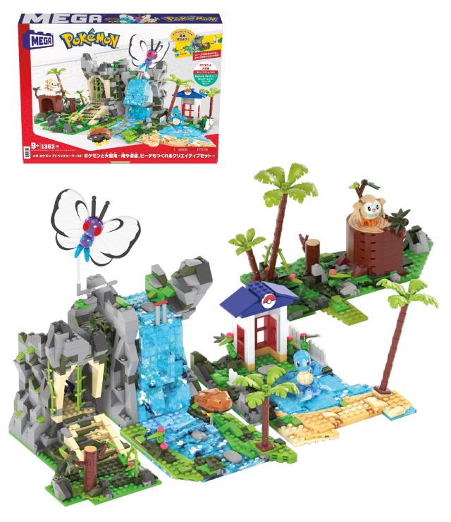 メガ(MEGA) ポケモン アドベンチャーワールド ポケモンと大冒険 ~滝や洞窟、ビーチもつくれるクリエイティブセット~ ブロックセット ピース数:1