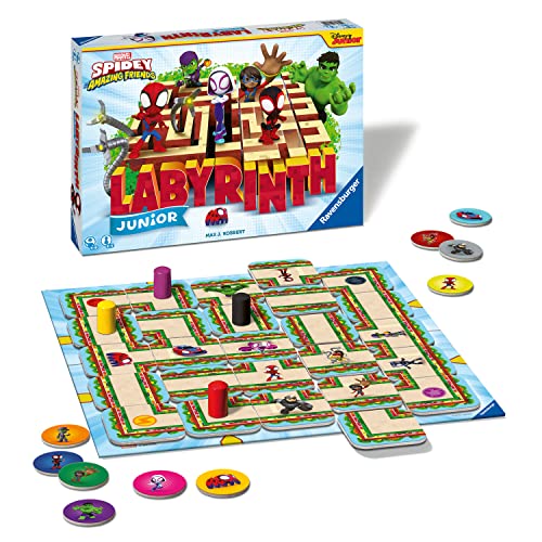 Ravensburger Spidey and His Amazing Friends Labyrinth Junior Game for Boys_1