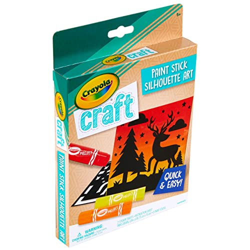 Crayolaクラフト、ペイントスティックシルエットアート、セット1