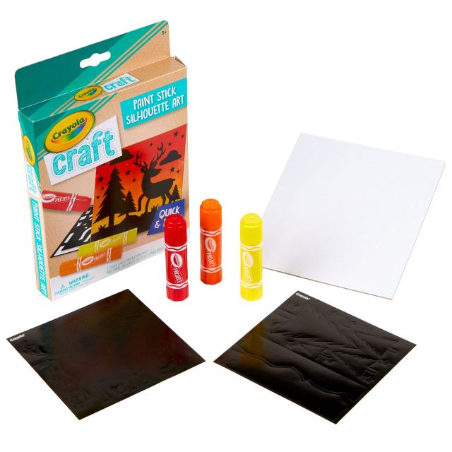 Crayolaクラフト、ペイントスティックシルエットアート、セット1
