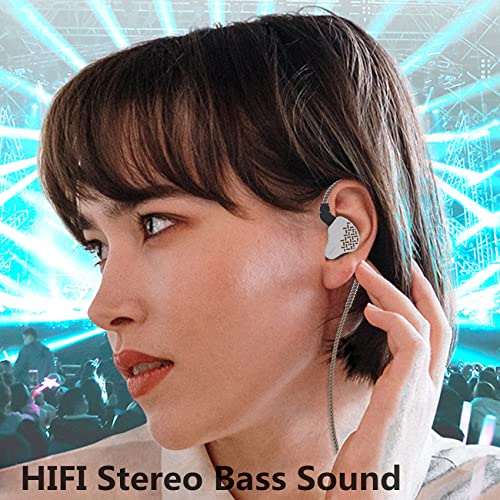 YINYOO KBEAR ローズフィンチ IEM、有線イヤホン インイヤーモニター、1DDダイナミックドライバー、取り外し可能な2ピンケーブル、kbe_1