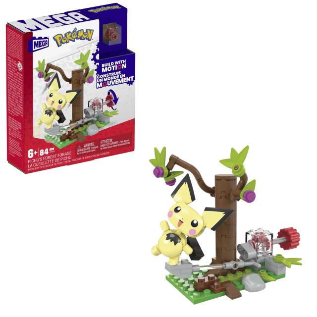 MEGA Pokemon Juguete de Construccion Busqueda en el Bosque de Pichu para ni