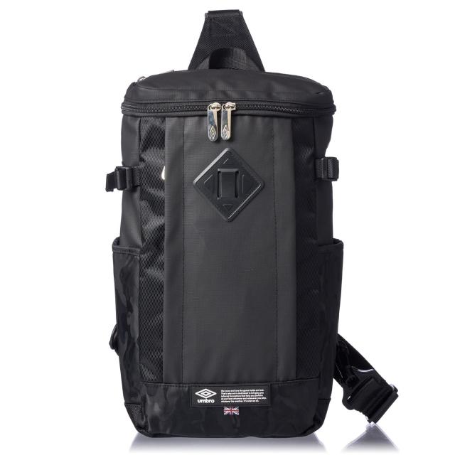 [アンブロ] ボディバッグ ショルダーバッグ BOX型 スクエア メンズ レディース 70502 (ブラック2)