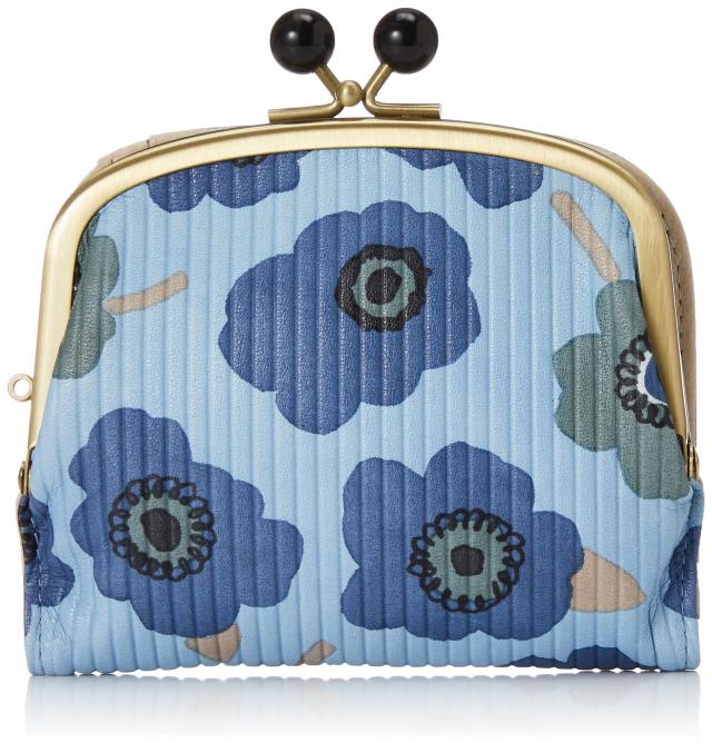 [アンチフォルムデザイン] 二つ折り財布 京友禅 レディース ブルーの通販は 12,431円