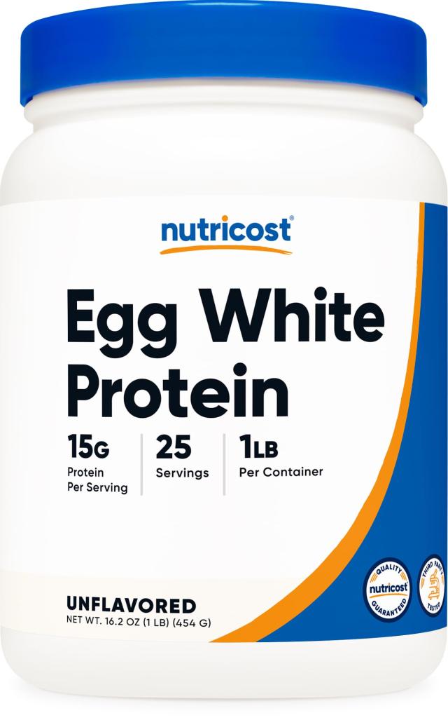 Nutricost エッグホワイトプロテイン 1lb 25回分アンフレーバー