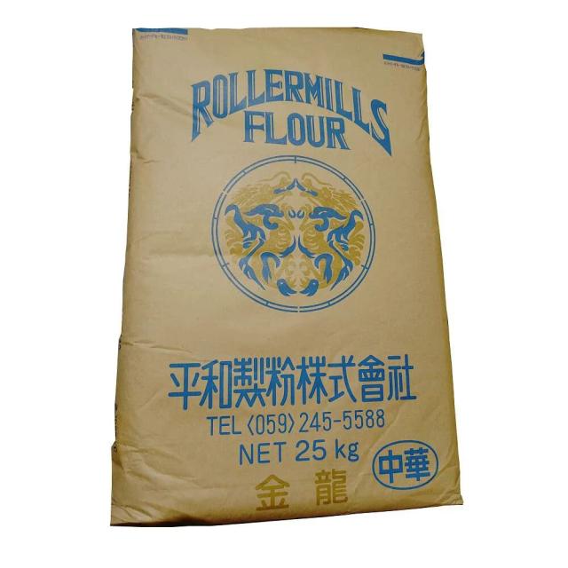 強力粉 中華麺用粉 平和製粉 金龍 小麦粉 国内製造 25ｋｇ 業務用 大容量 手作り 中華麺用小麦粉