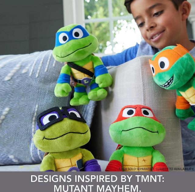 Teenage Mutant Ninja Turtles Jouet En Peluche Tortues Ninja Leonardo Tiree_2