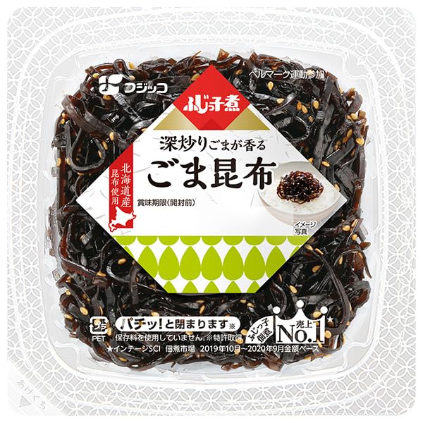 フジッコ ふじっ子煮 ごま昆布 74g×24個入