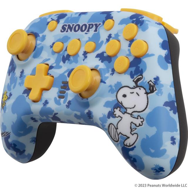スヌーピー ワイヤレスコントローラー ( SWITCH / SWITCH 有機EL 用) カモブルー 6,542円
