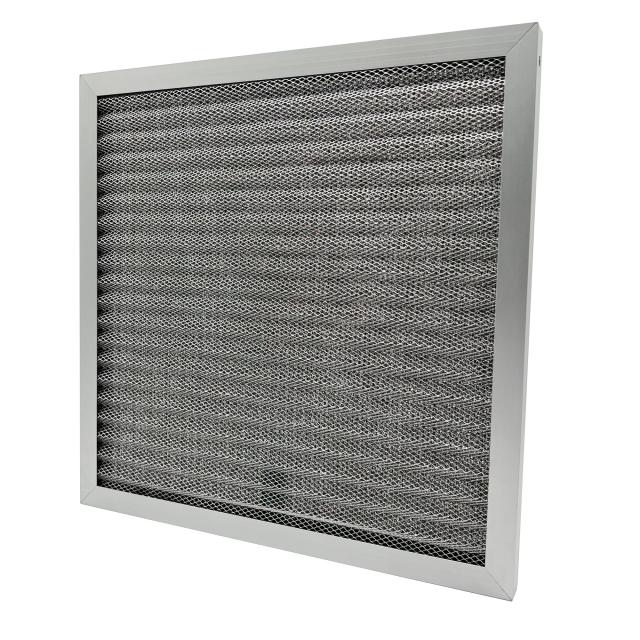 wioAIR 洗えるエアフィルター (12インチ x 12インチ x 1インチ) アルミニウム静電エアフィルター 炉とセントラルエアコン用
