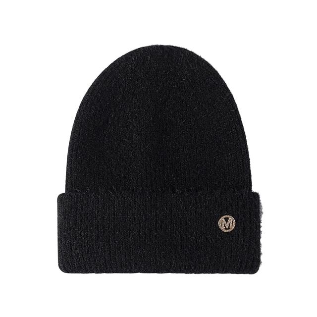 [DIVA Rose] ニット帽 レディース 帽子 可愛い おしゃれ ビーニー メンズ ニットキャップ 秋 冬 男女兼用 無地 防寒 M ニット 帽子